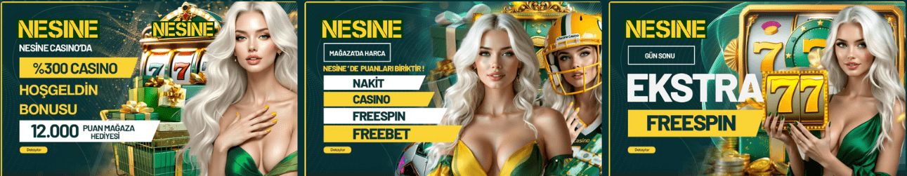 NesineCasino Bonus önizlemesi